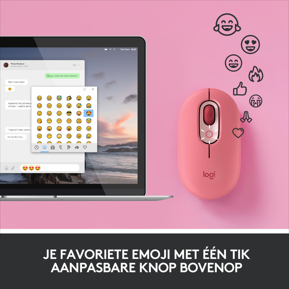POP MOUSE - HEARTBREAKER_ROSE - EMEA