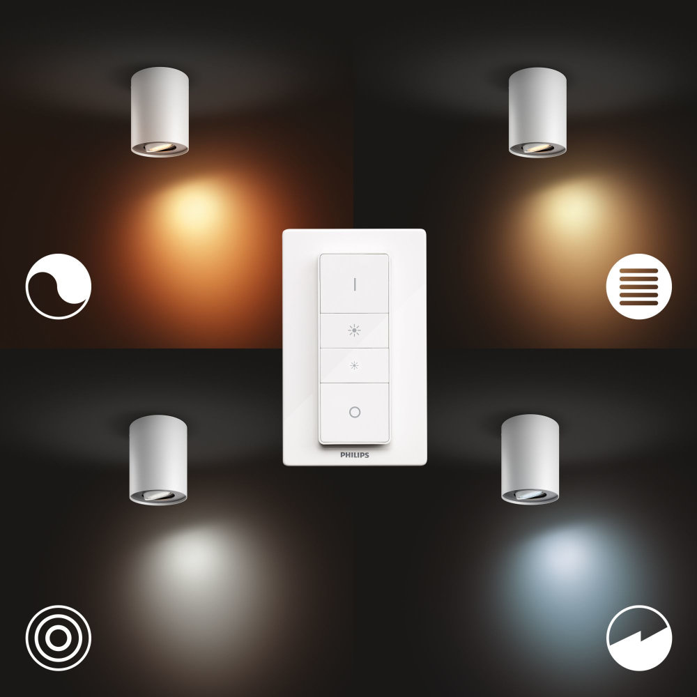 Philips Hue Pillar ext. spot single wht