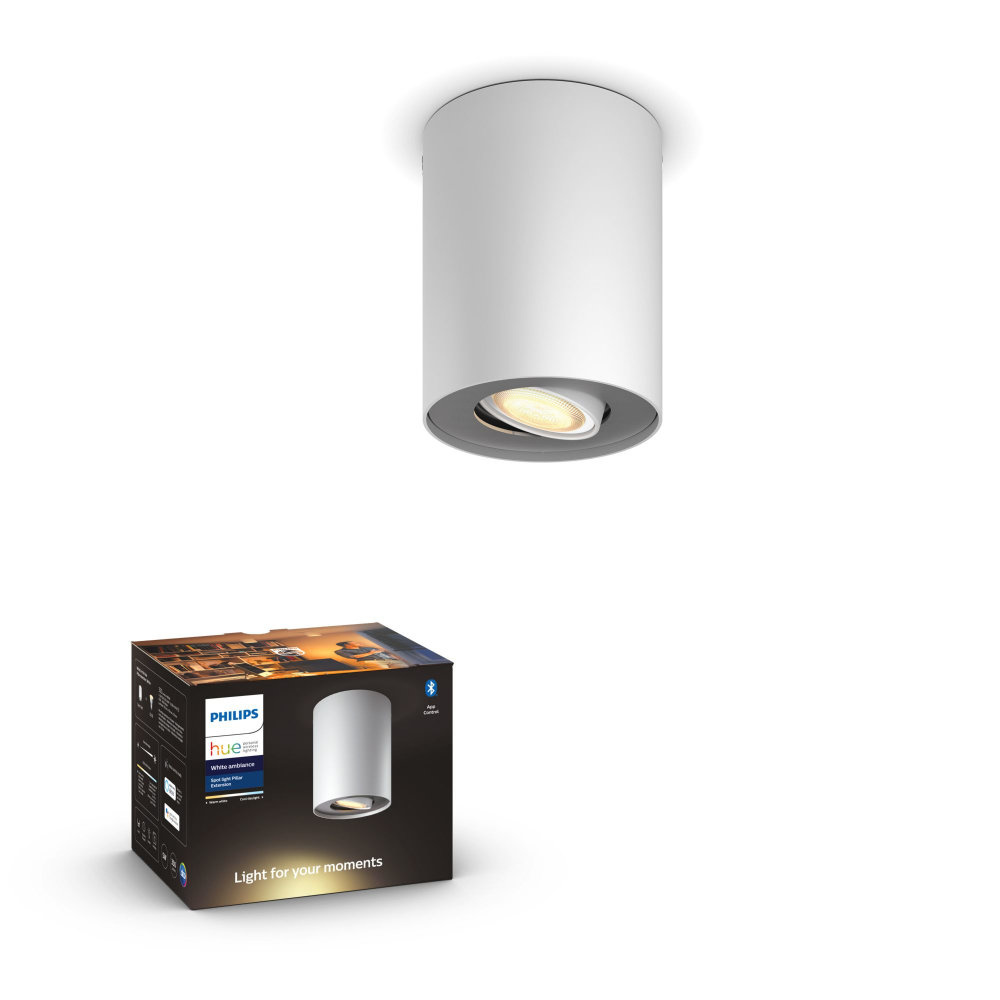 Philips Hue Pillar ext. spot single wht