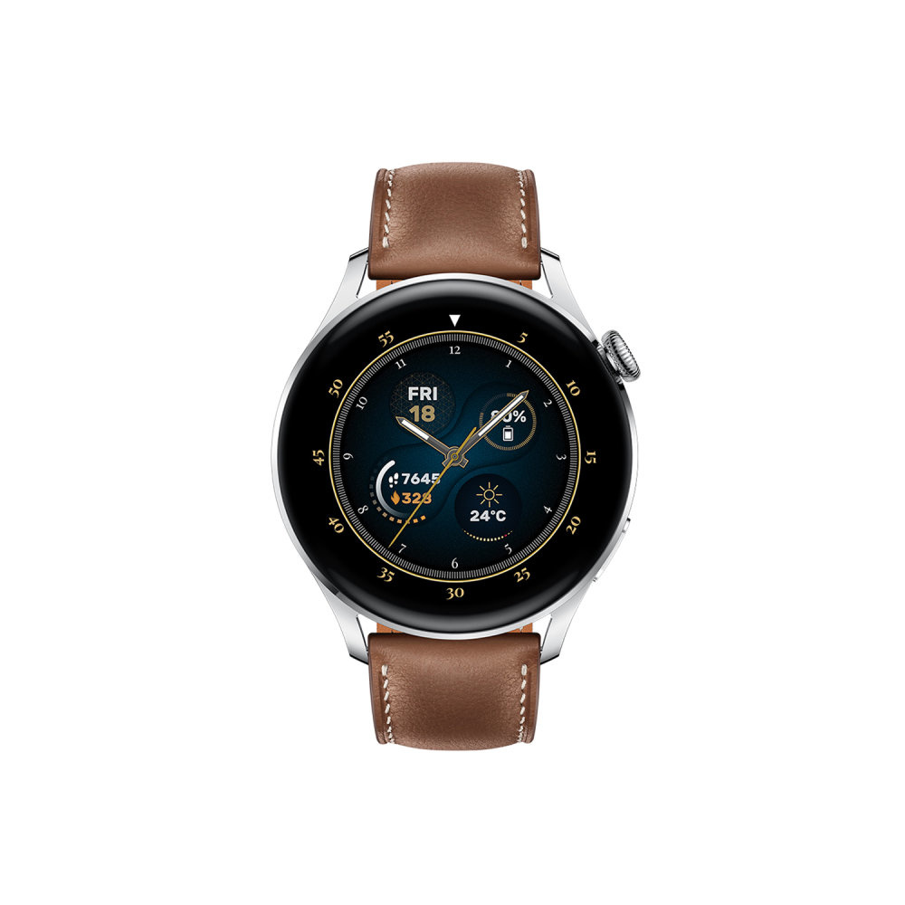 Huawei Watch 3 Classic Steel-Brown