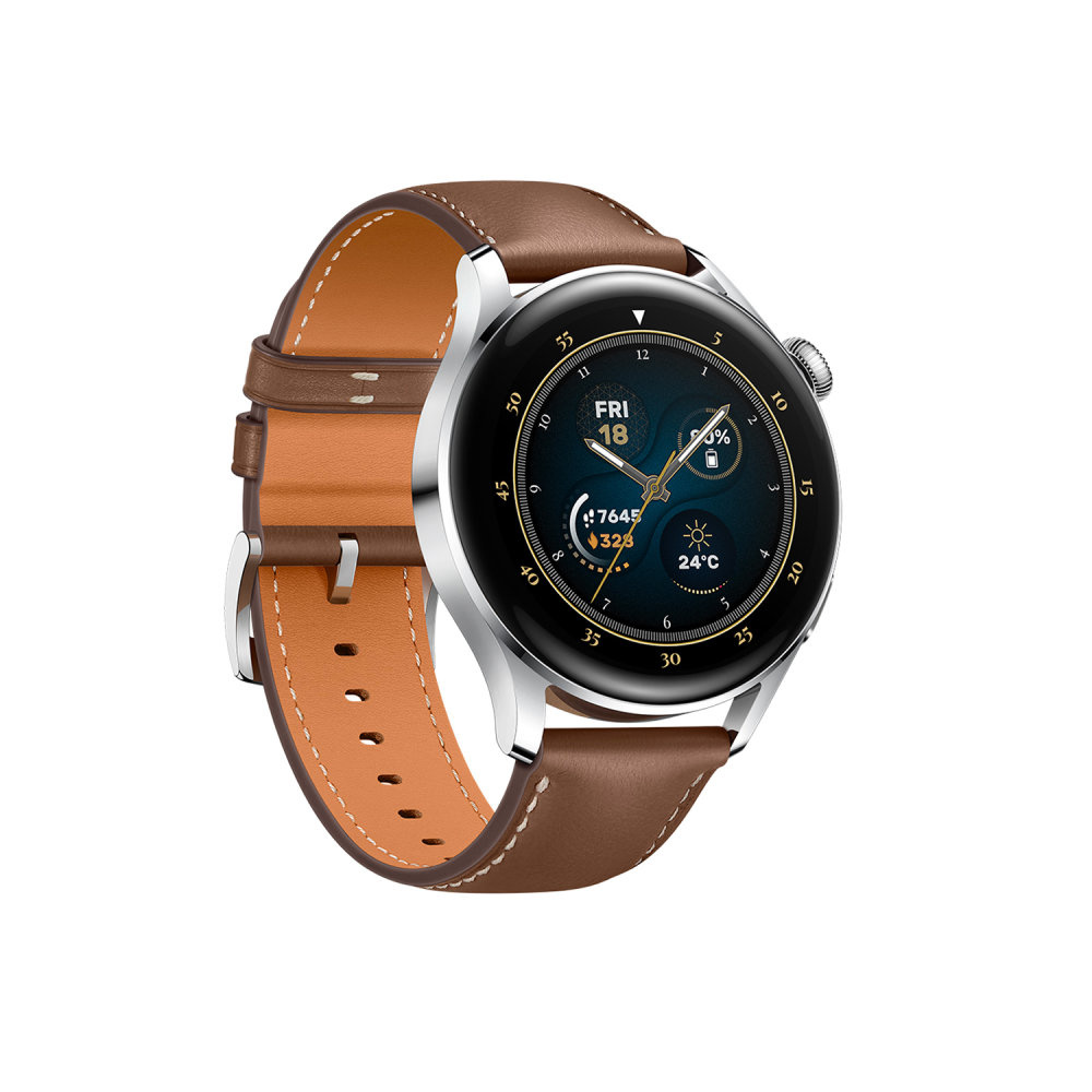 Huawei Watch 3 Classic Steel-Brown