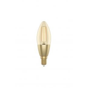 WOOX R5141 Smart Candle C37 Filament LED Bulb, Wi-FI, E14, 4.9W, 470 lm, Warm White 2700K