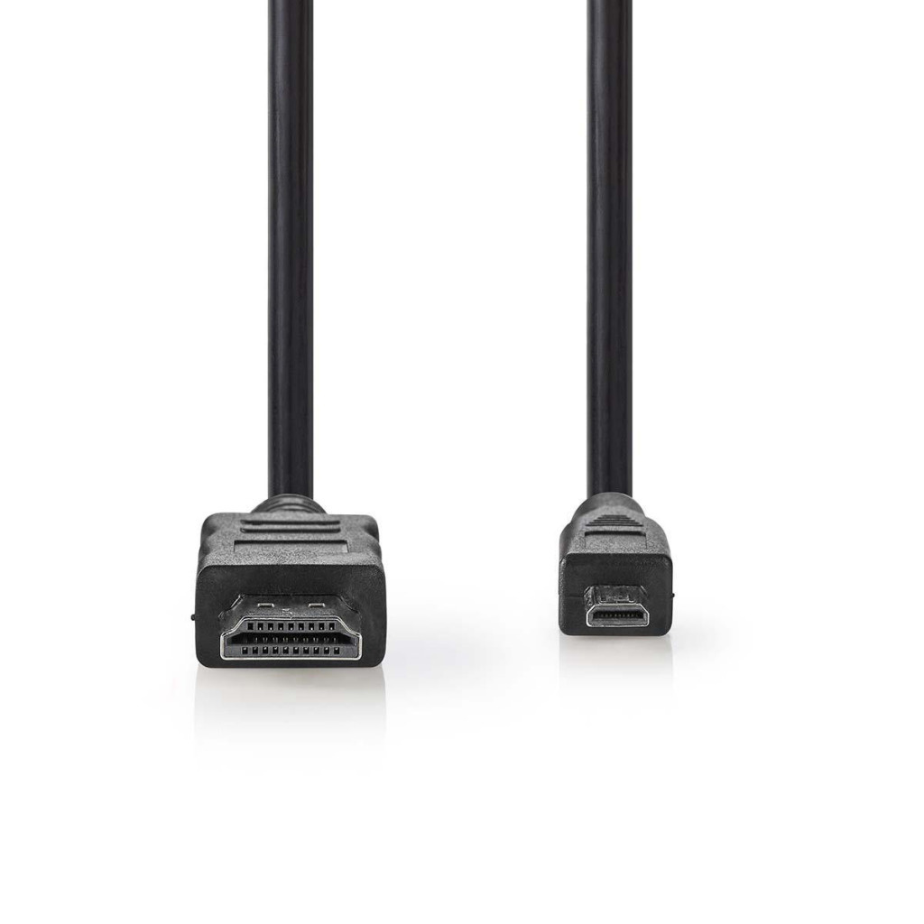 Nedis CVGP34700BK20 High Speed Hdmi-kabel Met Ethernet Hdmi-connector - Hdmi-micro-connector 2,0 M Zwart