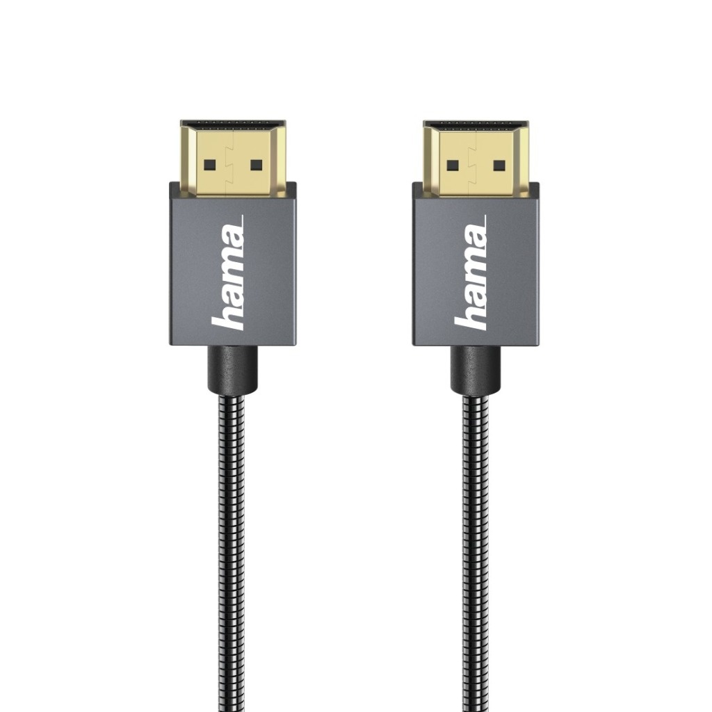 Hama High-speed HDMI-kabel Elite Ethernet Metaal Antraciet 0,75 M