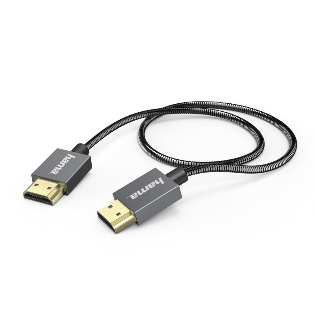 Hama High-speed HDMI-kabel Elite Ethernet Metaal Antraciet 0,75 M