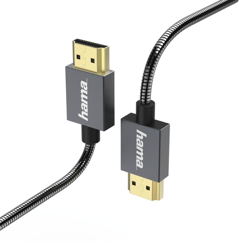 Hama High-speed HDMI-kabel Elite Ethernet Metaal Antraciet 0,75 M