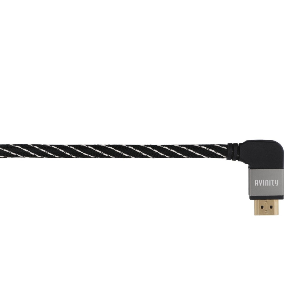 Avinity High-speed HDMI-kabel St. - St. 90° Stof Verguld Ethernet 1,5 M