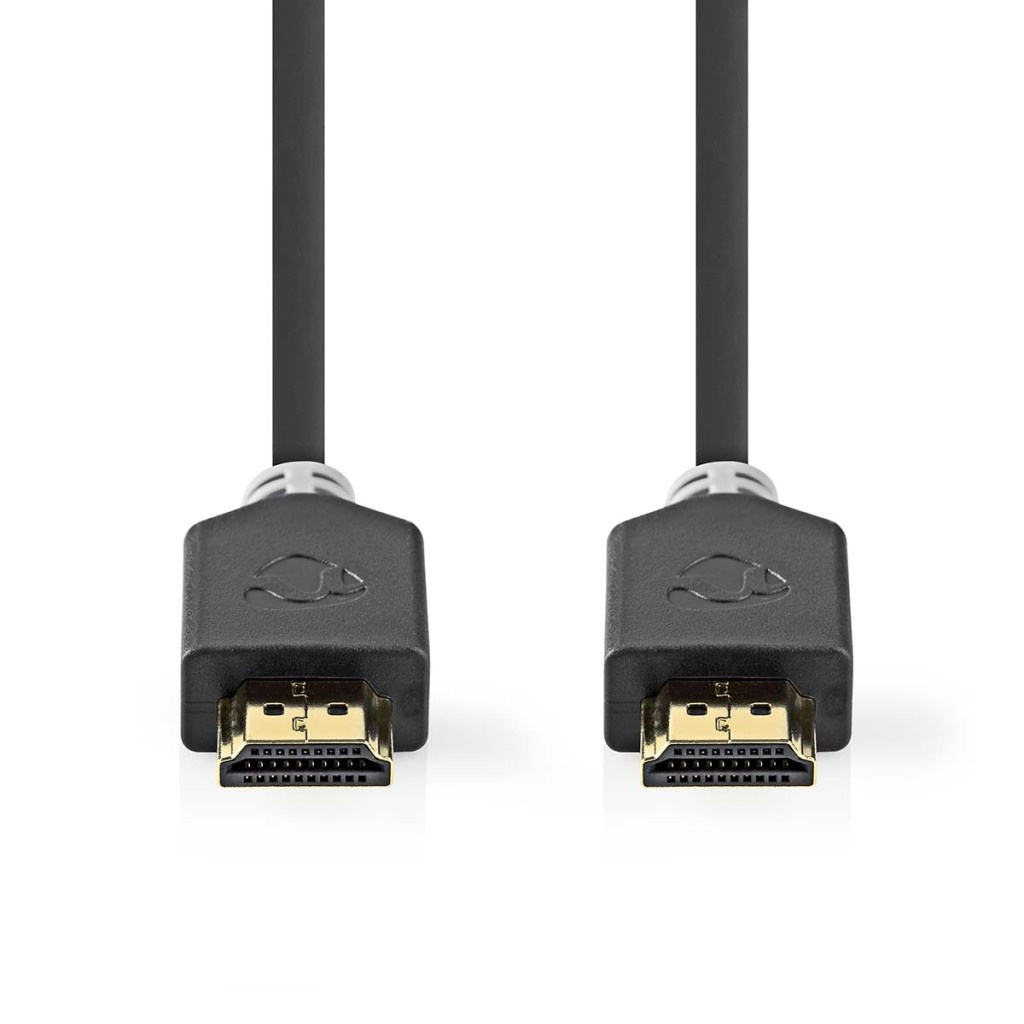 Nedis CVBW35000BK50 Hdmi™ Kabel Hdmi™ Connector Hdmi™ Connector 8k@60hz Earc Verguld 5.00 M Pvc Antraciet Doos