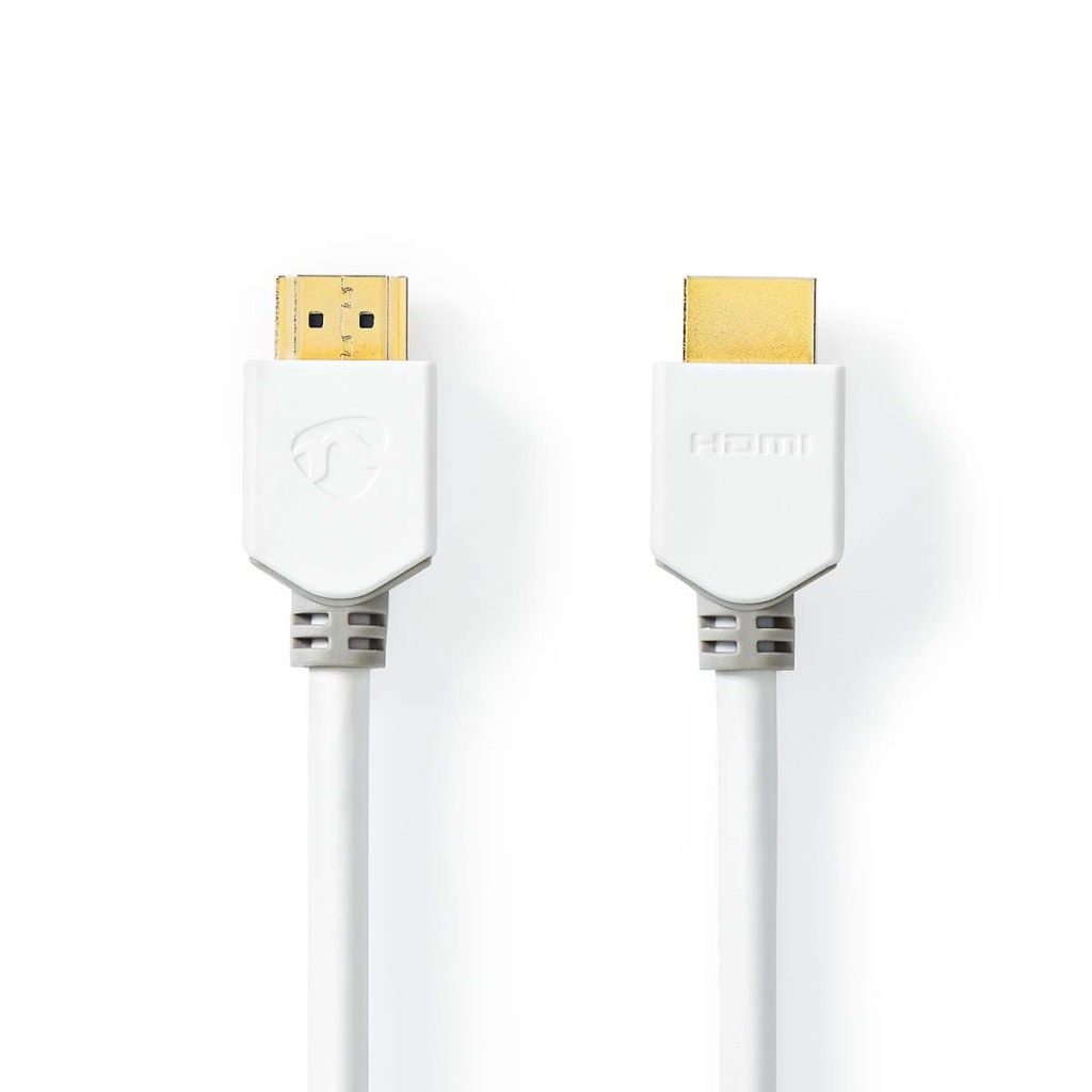Nedis CVBW34000WT50 High Speed ??hdmi™-kabel Met Ethernet Hdmi™ Connector Hdmi™ Connector 4k@60hz 18 Gbps 5.00 M Rond Pvc Wit Doos