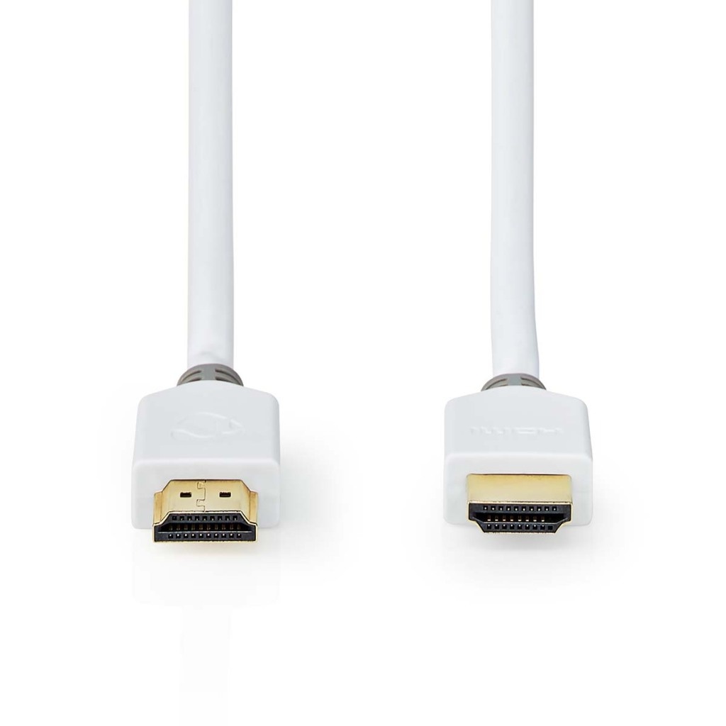 Nedis CVBW34000WT15 High Speed ??hdmi™-kabel Met Ethernet Hdmi™ Connector Hdmi™ Connector 4k@60hz 18 Gbps 1.50 M Rond Pvc Wit Doos