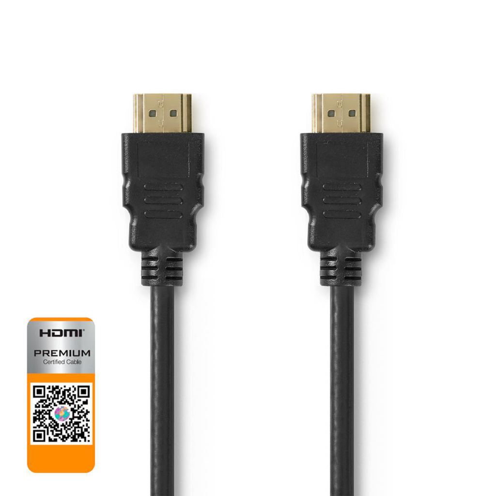 Nedis CVGP34050BK15 Premium High Speed Hdmi™-kabel Met Ethernet Hdmi™-connector - Hdmi™-connector 1,50 M Zwart
