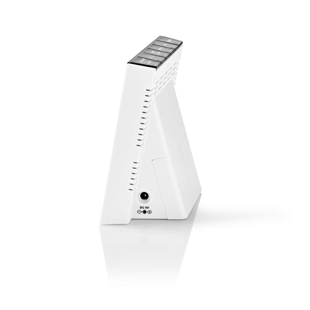 Nedis WEST404BK Weerstation Draadloze Sensor Alarmklok Weersvoorspelling