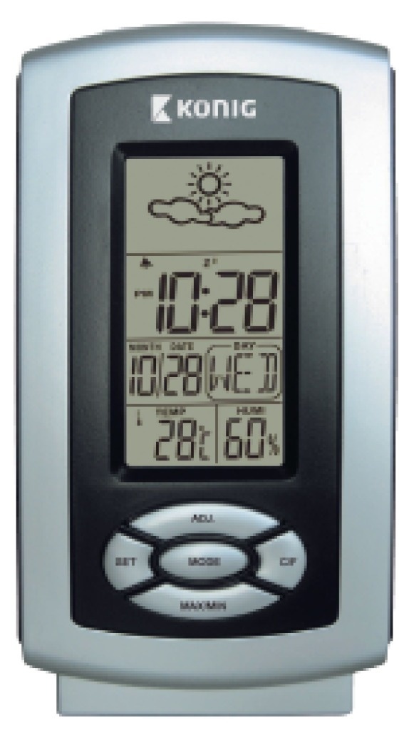 König KN-WS100N Thermo Hygrometer Weerstation