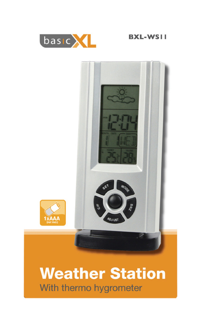 Basicxl Bxl-ws11 Weerstation met Thermo-hygrometer