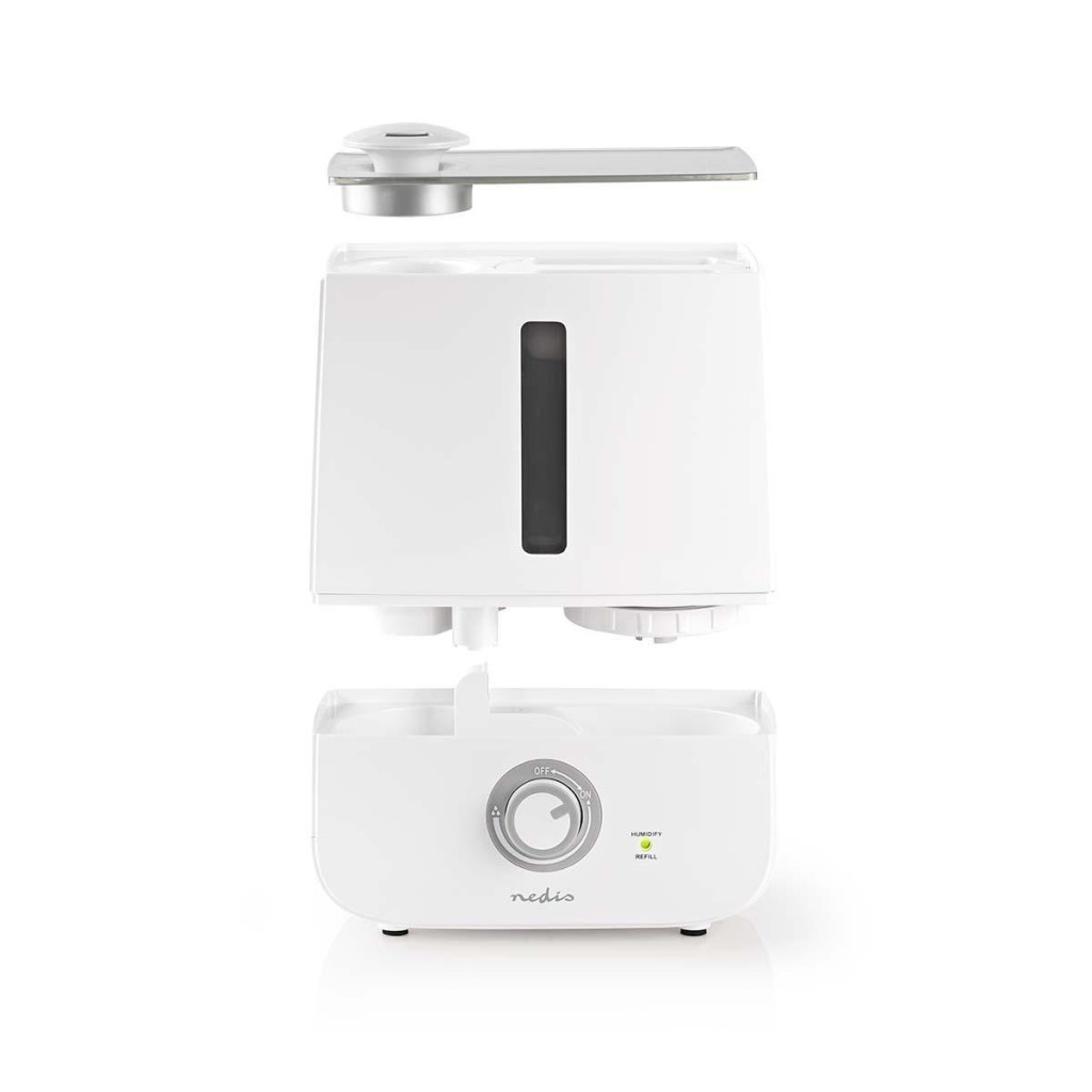 Nedis HUMI110CWT Luchtbevochtiger 2,8 L Koele Nevel Auto Stop