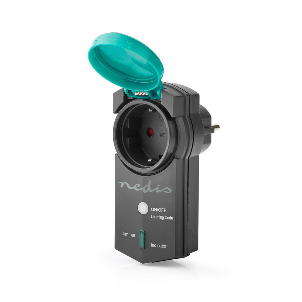 Nedis RFPOD120FWT Rf Smart Stekker Outdoor Ip44 Dimbaar Schuko Type F 300 W