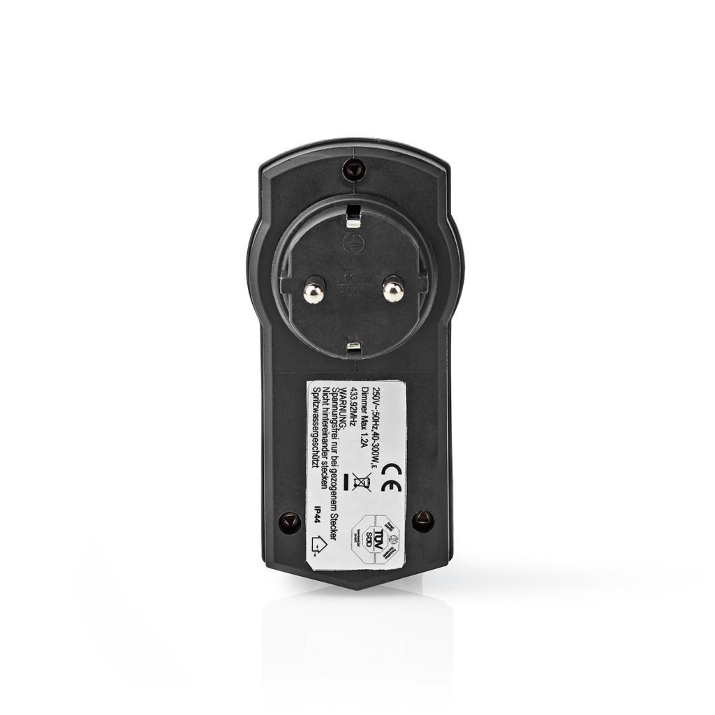Nedis RFPOD120FWT Rf Smart Stekker Outdoor Ip44 Dimbaar Schuko Type F 300 W