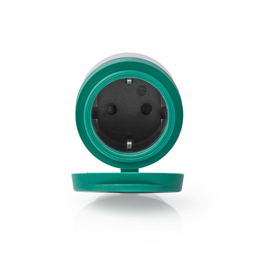 Nedis RFPO110FBK Rf Smart Stekker Outdoor Ip44 Aan/uit Schuko Type F 2300 W
