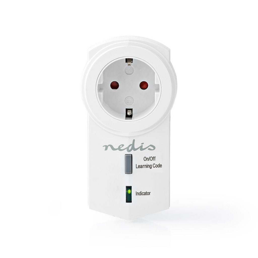 Nedis RFPM120FWT Rf Smart Stekker Aan/uit Rf Mesh Range Extender Schuko Type F 3680 W