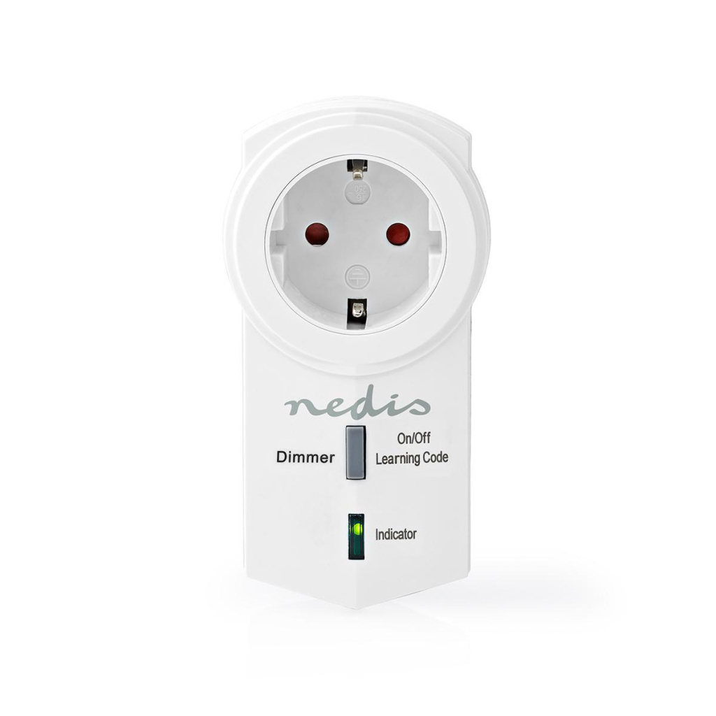 Nedis RFPD120FWT Rf Smart Stekker Dimbaar Schuko Type F 300 W