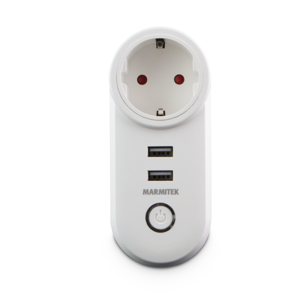 Marmitek Smart Wifi Stekker 15a En 2usb