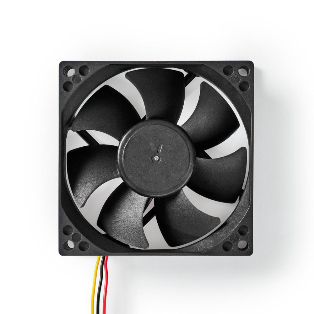 Nedis DCFAN8025BK Computerventilatordc 80 Mm 3-pin Stil