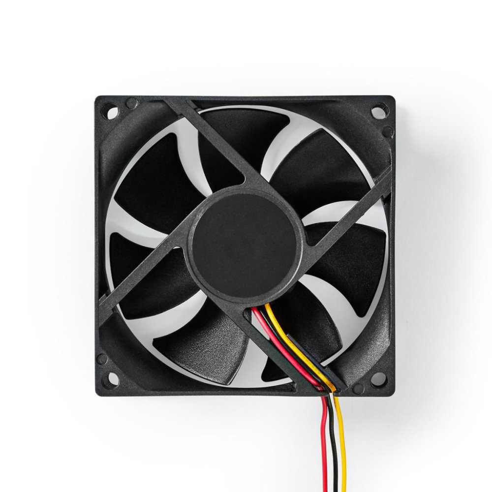 Nedis DCFAN8025BK Computerventilatordc 80 Mm 3-pin Stil