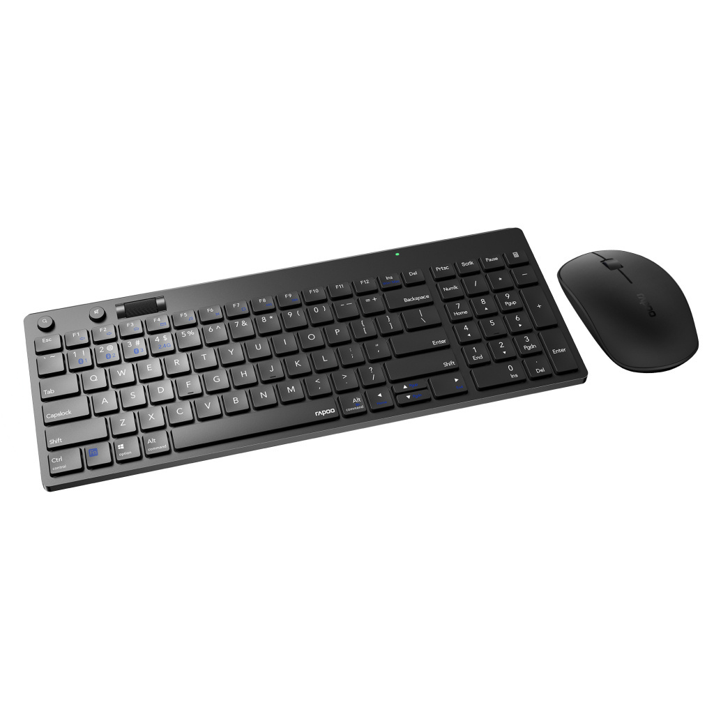 Rapoo Toetsenbord Mm Combo Zwart 8050t