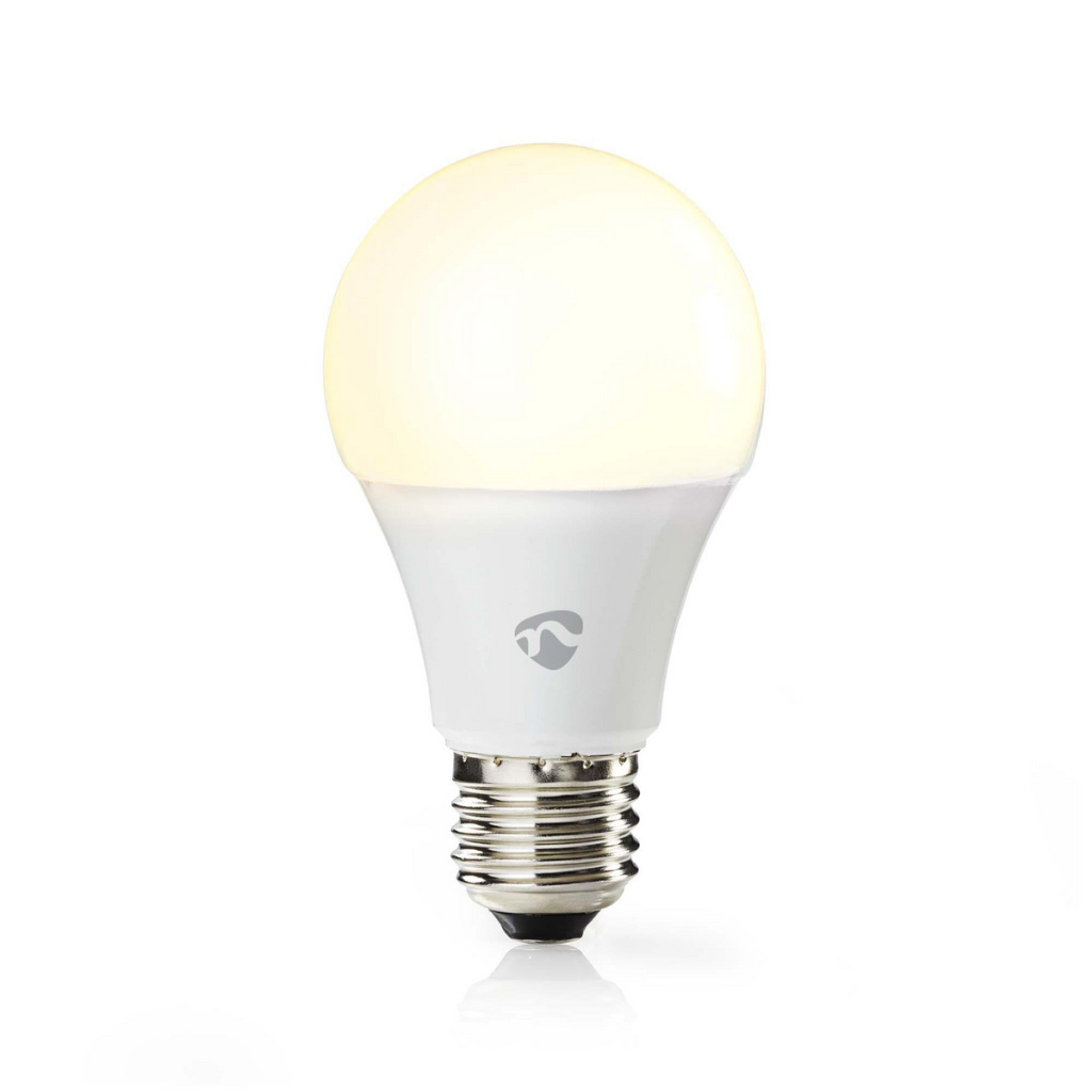 Nedis WIFILW32WTE27 Smartlife Led Bulb Wi-fi E27 800 Lm 9 W Warm Wit 2700 K Energieklasse: A+ Android & Ios Diameter: 60 Mm A60