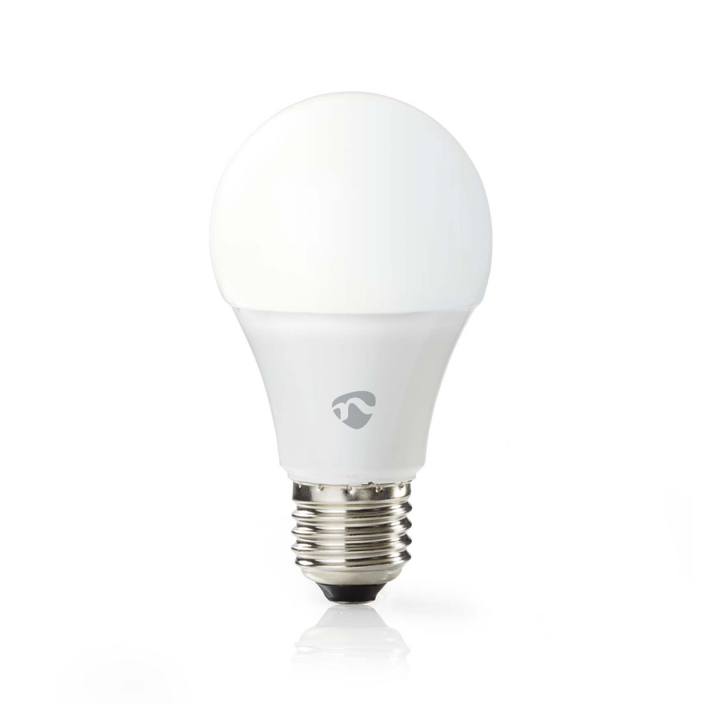 Nedis WIFILW12WTE27 Smartlife Led Bulb Wi-fi E27 800 Lm 9 W Warm Wit 2700 K Energieklasse: A+ Android & Ios Diameter: 60 Mm A60