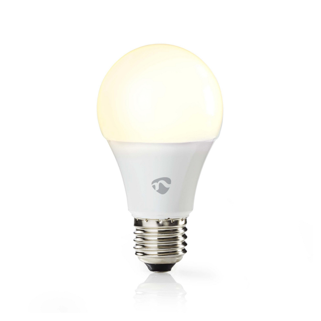 Nedis WIFILW12WTE27 Smartlife Led Bulb Wi-fi E27 800 Lm 9 W Warm Wit 2700 K Energieklasse: A+ Android & Ios Diameter: 60 Mm A60