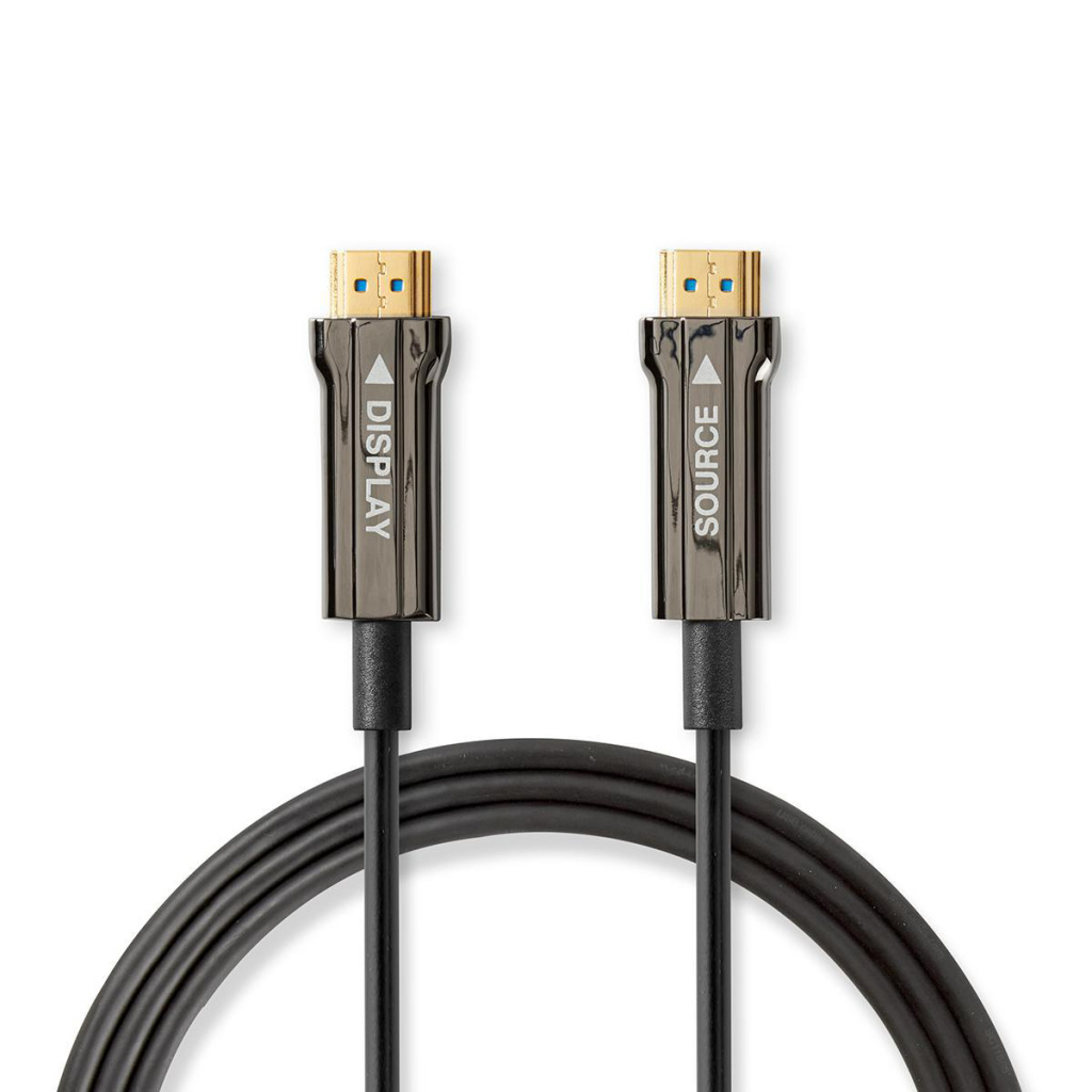 Nedis CVBG3500BK100 Ultra High Speed Hdmi™-kabel Aoc Hdmi™-connector - Hdmi™-connector 10,0 M Zwart