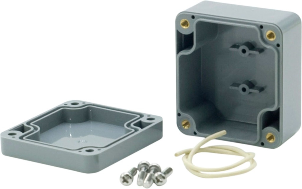 RND Components RND 455-00211 Kunststof Behuizing 171 X 121 X 55 Mm Donkergrijs Abs Ip65 N/a
