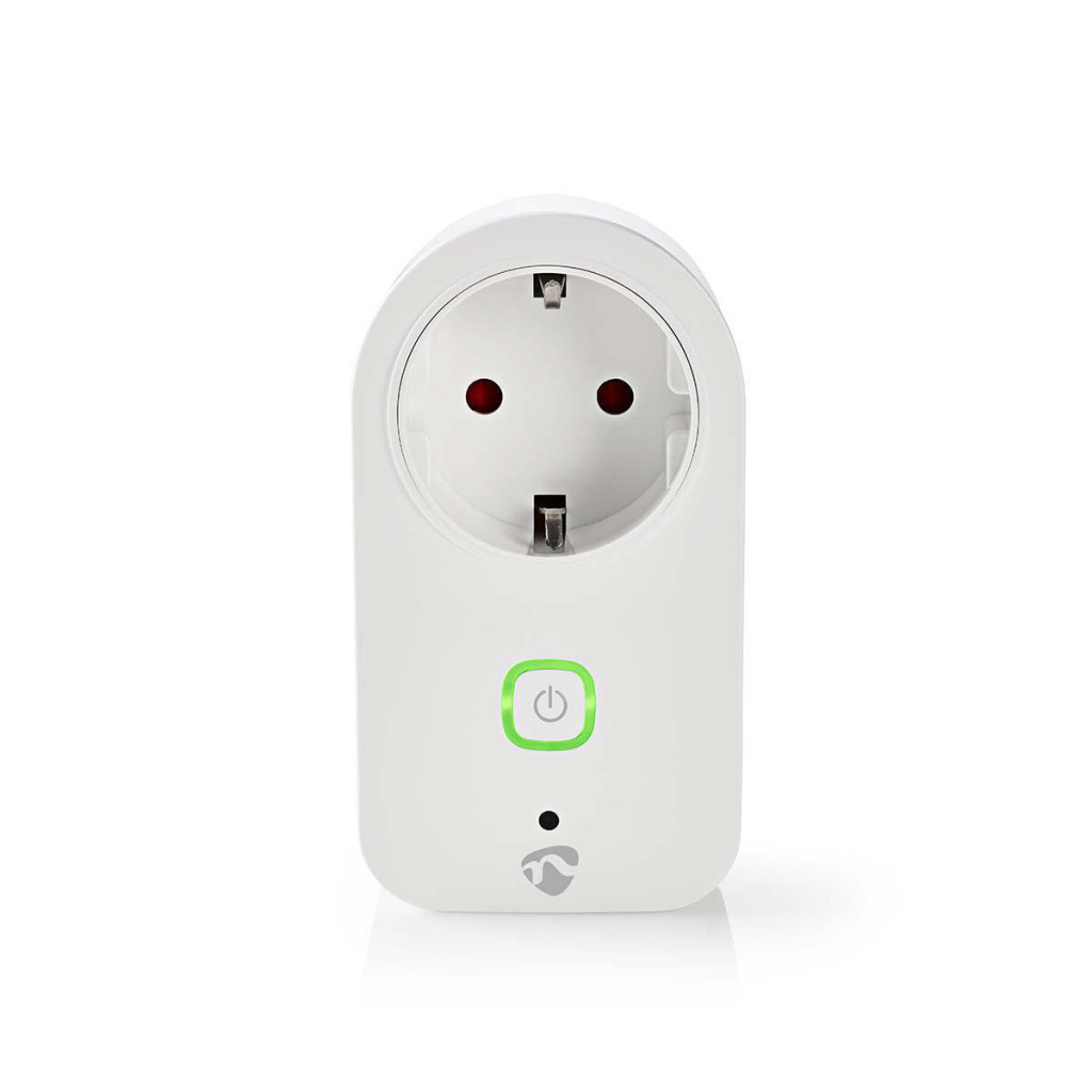 Nedis WIFIP120FWT Wi-fi Smart Plug Stroommeter Schuko Type F 16a