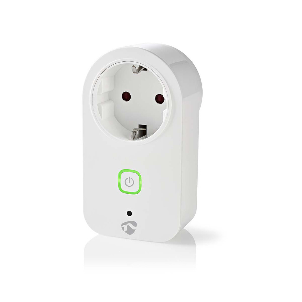 Nedis WIFIP120FWT Wi-fi Smart Plug Stroommeter Schuko Type F 16a