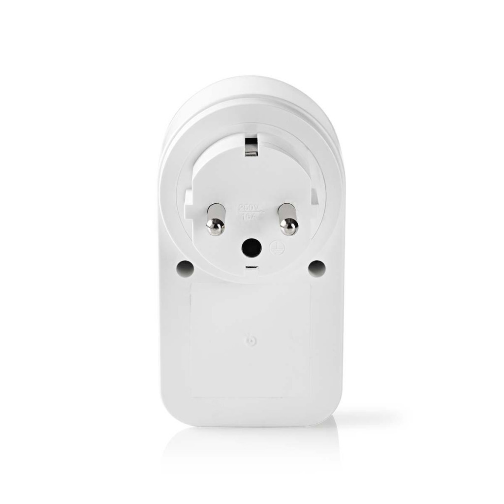 Nedis WIFIP120FWT Wi-fi Smart Plug Stroommeter Schuko Type F 16a