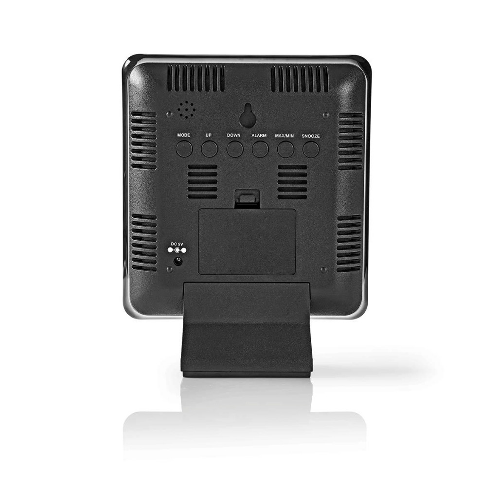 Nedis WEST403BK Weerstation Draadloze Sensor Alarmklok Weersvoorspelling