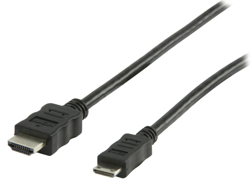 Valueline Vlmb34500b20 High Speed Hdmi-kabel met Ethernet Hdmi-connector - Hdmi Mini-connector 2,00 M Zwart