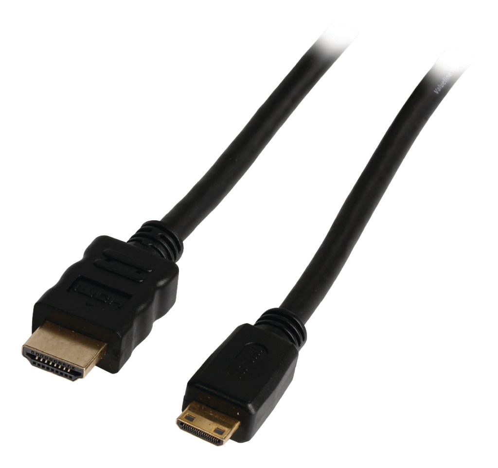 Valueline Vgvp34500b50 High Speed Hdmi-kabel met Ethernet Hdmi-connector - Hdmi Mini-connector 5,00 M Zwart