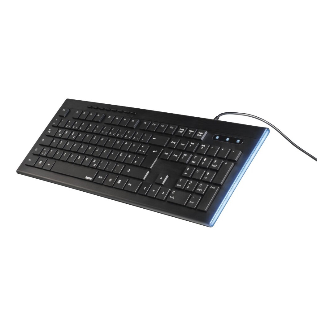 Hama Anzano Multimedia Toetsenbord Met Verlichting Strook