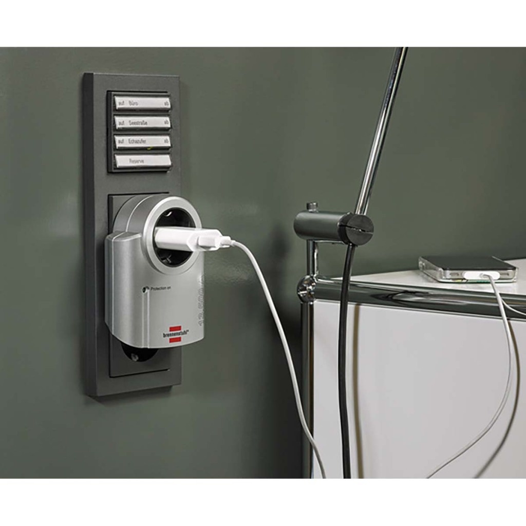 Brennenstuhl BN-1506951 Beveiligingsadapter Tegen Overspanning Primera-line 13.500a