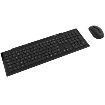 Rapoo 8210M Draadloos Multimode Desktop Combo Toetsenbord-muisset,QWERTY US,zwart