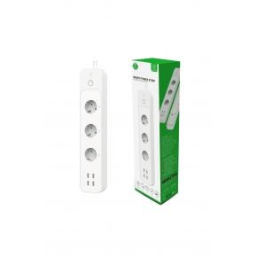 WOOX R5104 slimme stekkerdoos, Zigbee, Schuko, 3680 W, 16 A