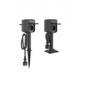 WOOX R6079 Slimme tweeweg buitencontactdoos, Zigbee WiFi, 2x Schuko, IP44, 3680W, 16A