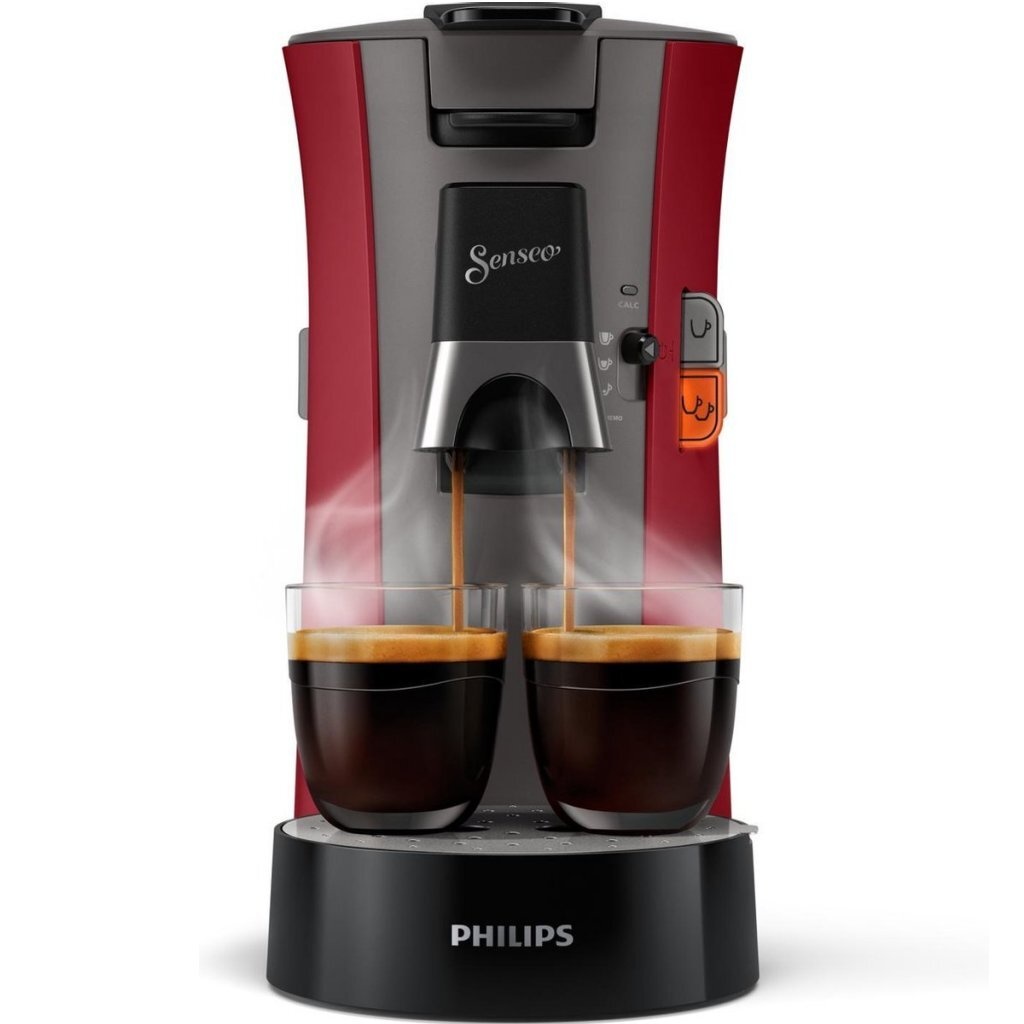gunstig oven Tolk Philips Philips CSA240/90 SENSEO Select Koffiepadmachine Grijs/Rood -  Smartbright.nl