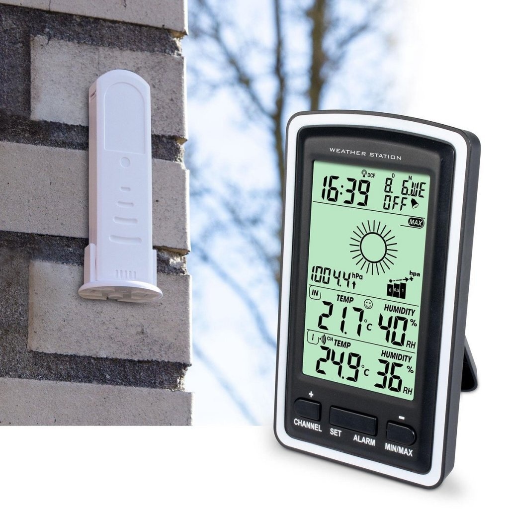 Alecto WS-1100 Weerstation Zwart/Wit