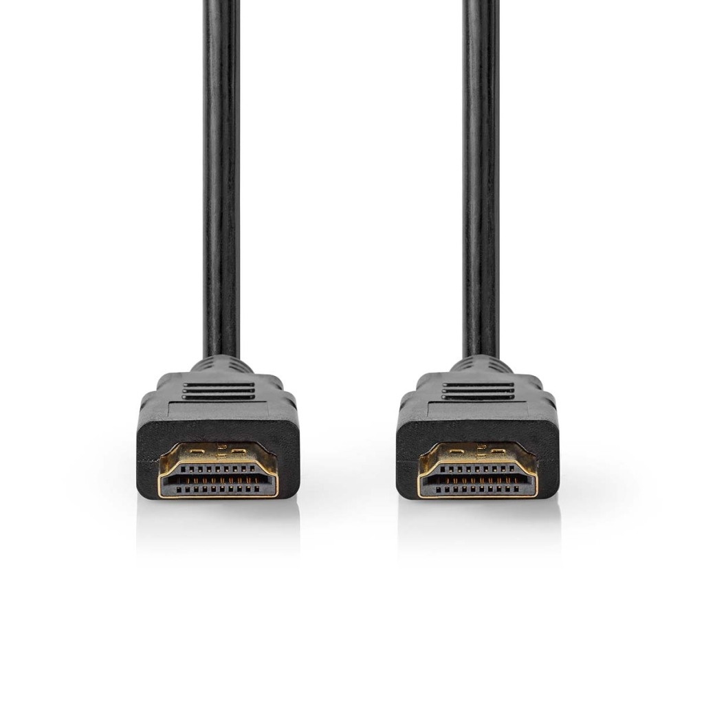 Nedis CVGL34050BK15 Premium High Speed ??hdmi™-kabel Met Ethernet Hdmi™ Connector Hdmi™ Connector 4k@60hz 18 Gbps 1.50 M Rond Pvc Zwart Label