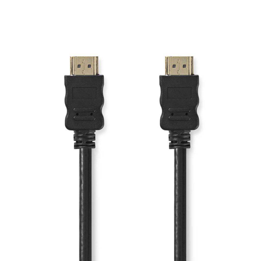 Nedis CVGL34002BK20 High Speed ??hdmi™-kabel Met Ethernet Hdmi™ Connector Hdmi™ Connector 4k@30hz Arc 10.2 Gbps 2.00 M Rond Pvc Zwart Label