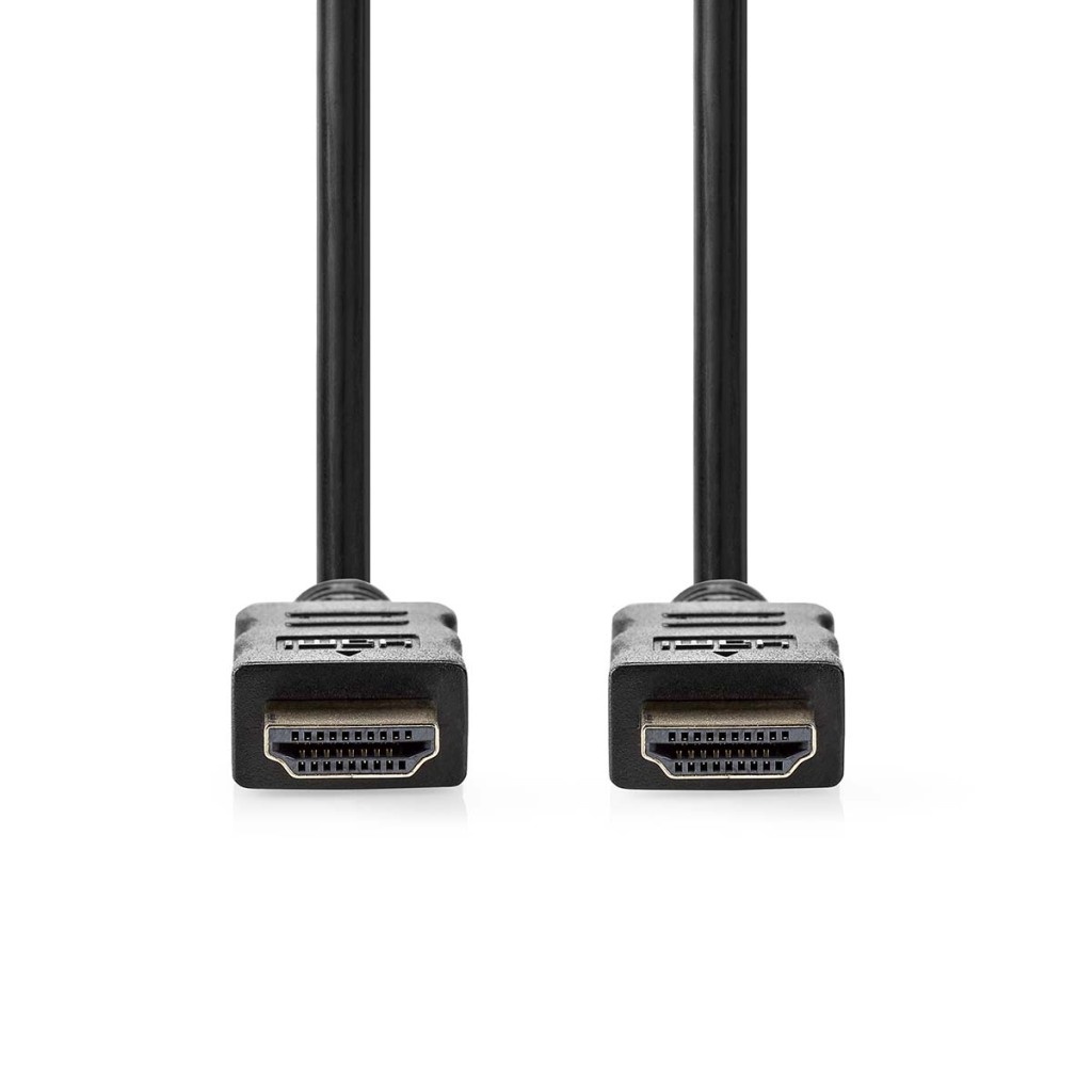Nedis CVGL34002BK20 High Speed ??hdmi™-kabel Met Ethernet Hdmi™ Connector Hdmi™ Connector 4k@30hz Arc 10.2 Gbps 2.00 M Rond Pvc Zwart Label