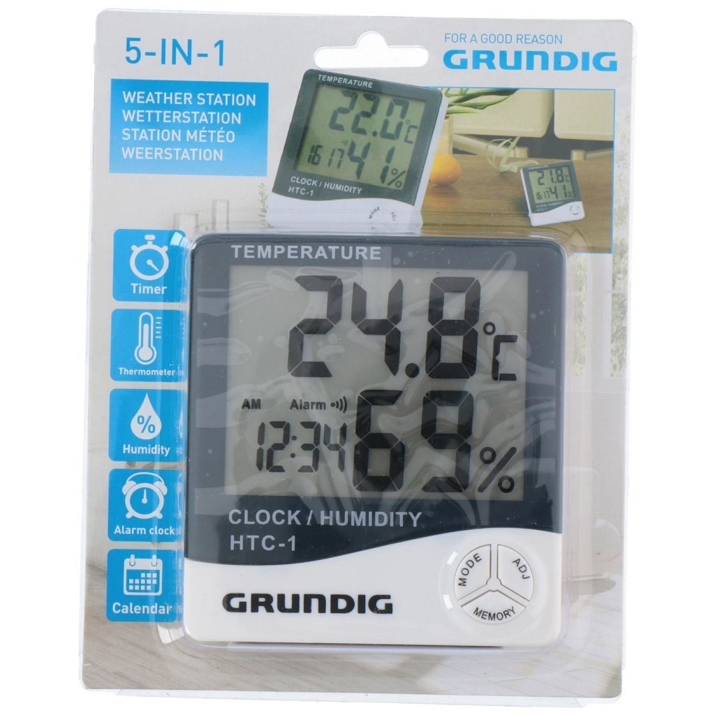 Grundig Weerstation Zwart/Wit